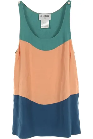 CHANEL Chaleco con diseño color block 1986-1988