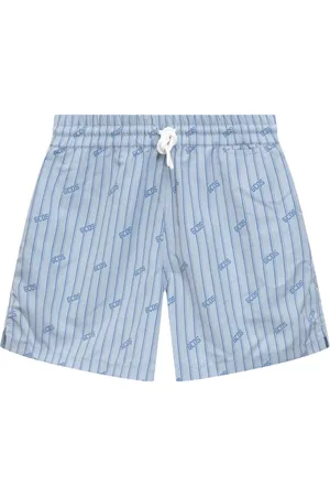 GCDS Shorts con motivo de rayas