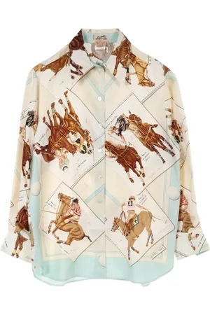 Hermès Blusa de seda 2000