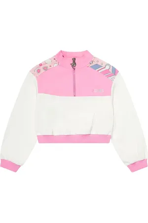 PUCCI Junior Sudadera con diseño de paneles
