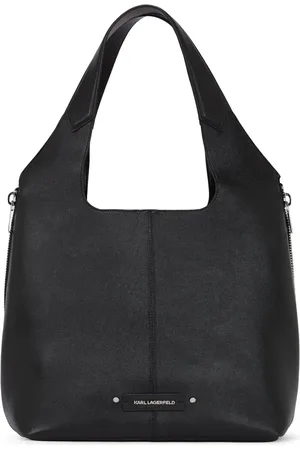 Karl Lagerfeld Tote mediana de piel