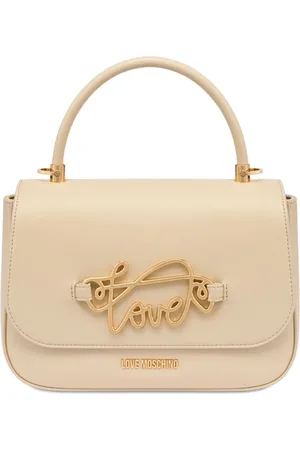 Moschino Bolsa de hombro con placa del logo