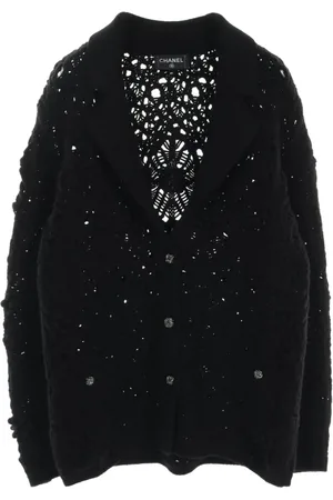 CHANEL Cárdigan de tejido flojo 1986-1988