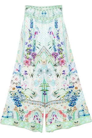 Camilla Pantalones con pretina fruncida