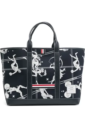 Thom Browne Tote mediana con asas