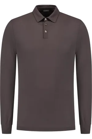 ZANONE Playera tipo polo manga larga