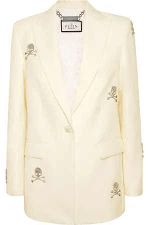 Philipp Plein Blazer con motivo Skull Strass