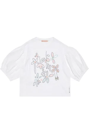 Marni Playera con bordado floral