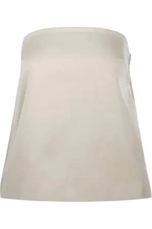 By Malene Birger Top strapless satinado