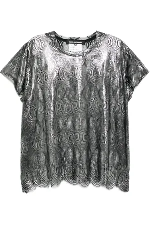 JUNYA WATANABE Playera metalizada