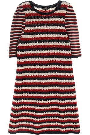 CHANEL Vestido de cachemira 1986-1988