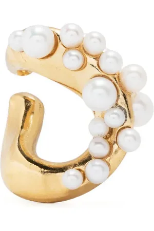 Beatriz Palacios Arete ear-cuff Wave Cluster Link mediano