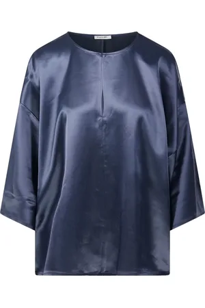 By Malene Birger Top oversize Cicie con efecto de satén