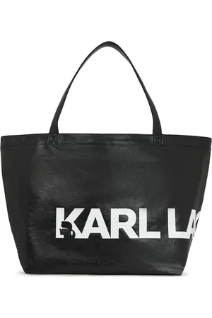 Karl Lagerfeld Tote con logo estampado