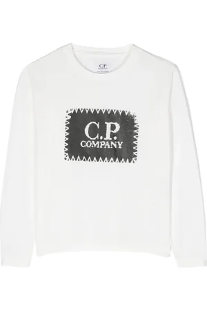 C.P. Company Playera con logo estampado