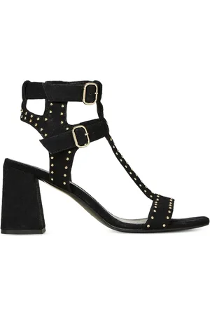Twin-Set Sandalias con apliques y tacón cuadrado