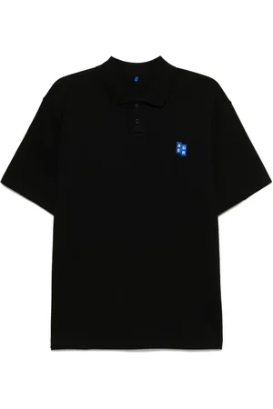 Ader Error Playera tipo polo con etiqueta TRS