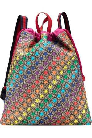 Gucci Mochila pa niños GG Supreme Web con estampado de estrellas 2016-2024