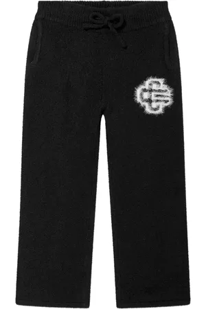 The Couture Club Pantalones con emblema en jacquard
