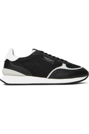 Twin-Set Tenis con paneles de encaje