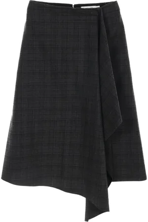Dior 2010s asymmetric midi skirt