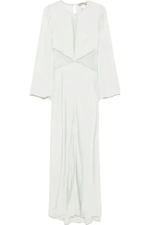 Twin-Set Vestido de fiesta con paneles de encaje