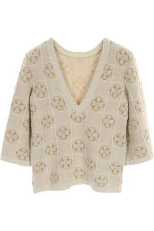 CHANEL Top tejido Clover 1986-1988