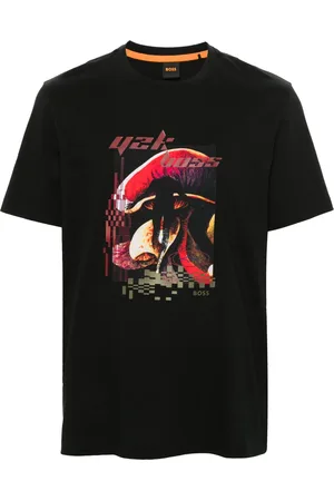 HUGO BOSS Playera con logo estampado
