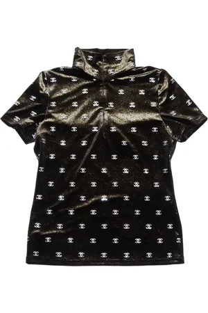 CHANEL Top con motivo Interlocking CC 2019-2020