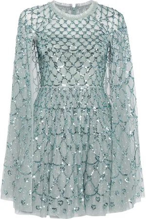 Needle & Thread Vestido corto con detalle de cuentas