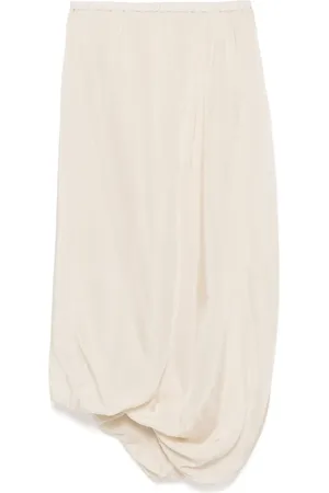 Lauren Manoogian Falda midi con detalle fruncido