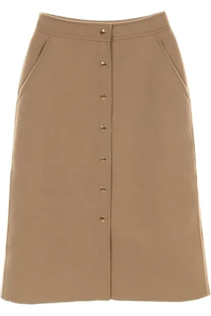 LOUIS VUITTON Falda midi con doble cara años 20