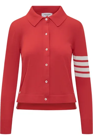 Thom Browne Playera tipo polo con motivo 4 Bar Stripes