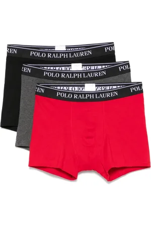 Ralph Lauren Pack de tres bóxeres con logo en la pretina