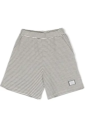 DOUUOD KIDS Bermudas con rayas estampadas