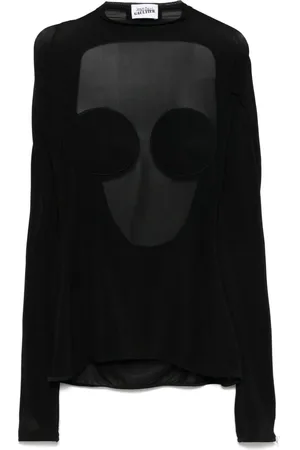 Jean Paul Gaultier Blusa traslúcida