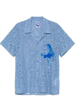 KIDSUPER STUDIOS Camisa con estampado de chica