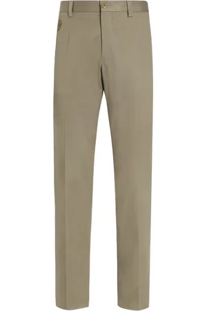 Dolce & Gabbana Pantalones con logo bordado