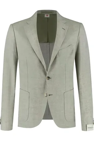 LUIGI BORRELLI NAPOLI Herringbone blazer