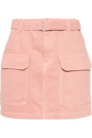 Maison Kitsuné Falda corta utility con cinturón