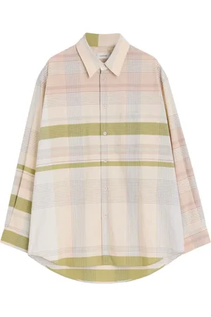 LEMAIRE Camisa con cuadros estampados