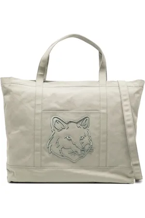 Maison Kitsuné Tote con motivo Fox grande