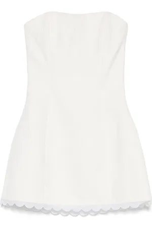 Elisabetta Franchi Vestido corto de rafia