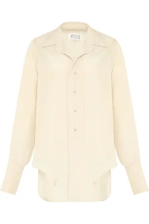 Maison Margiela Camisa con dobladillo caído