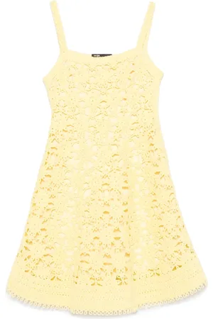 Maje Vestido tejido de crochet