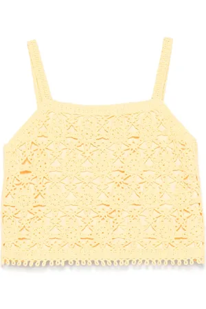 Maje Top tejido de crochet