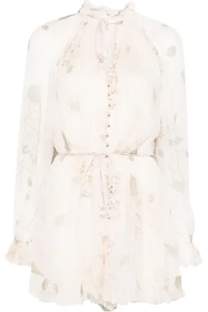 ZIMMERMANN Jumpsuit corto con estampado floral