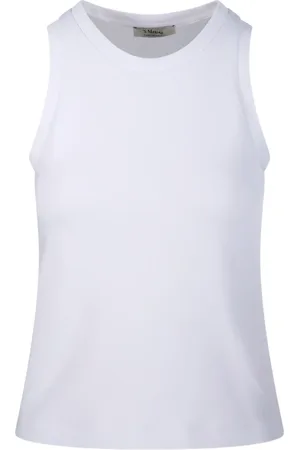 Max Mara Top sin mangas con cuello de tortuga