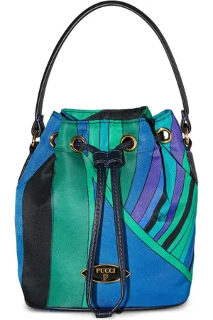 Puccini Bolsa bucket con rayas estampadas