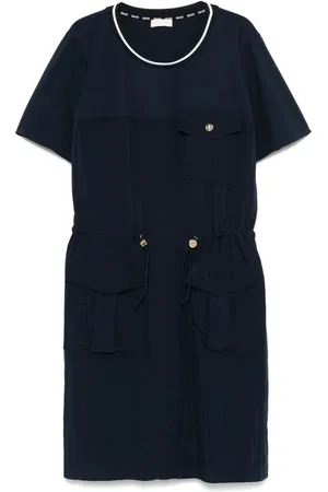 Liu Jo Vestido corto con logo bordado
